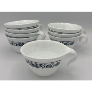 Vintage Corelle Old Town Blue Onion Tea Coffee Cup Hook Handle 8 Available